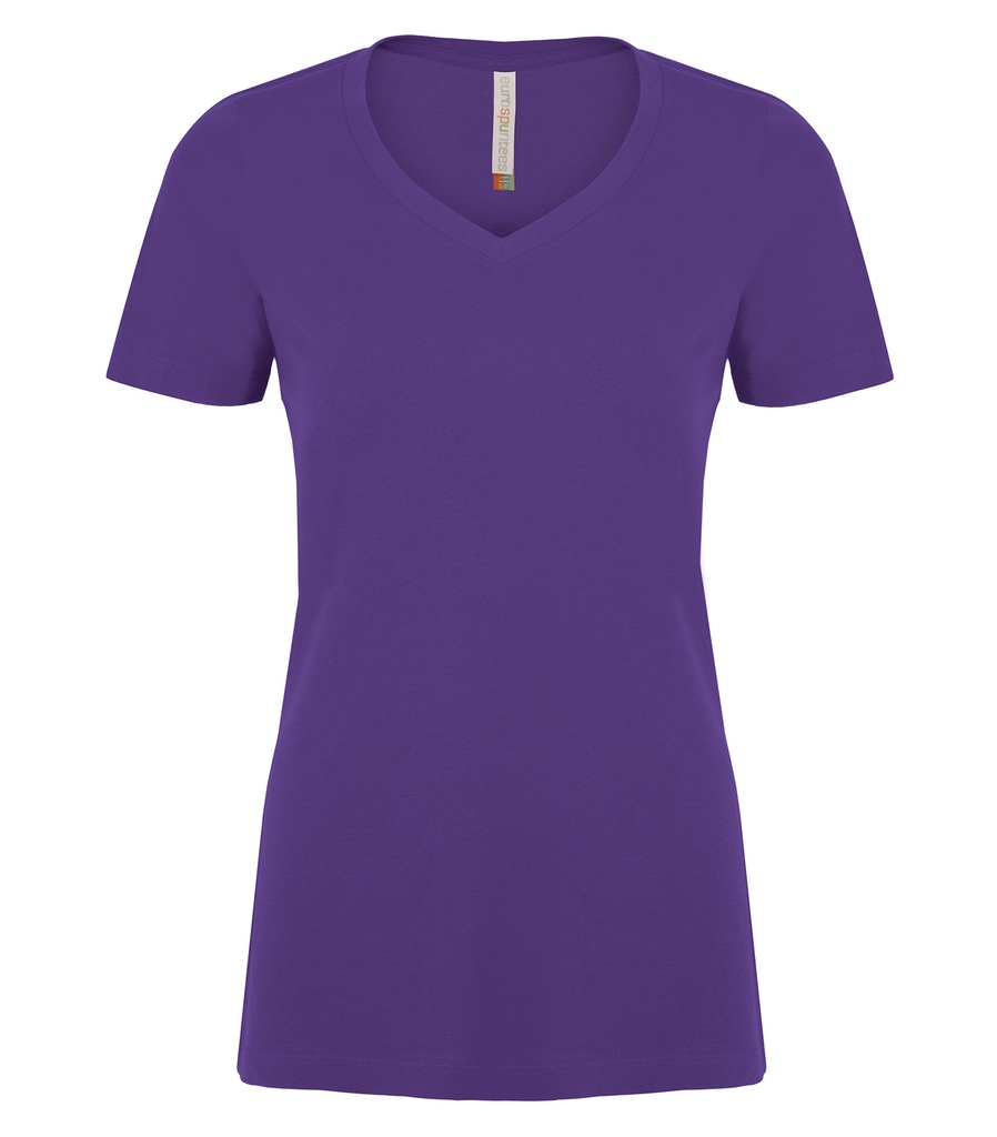 ATC™ EuroSpun® ATC™ EUROSPUN® RING SPUN V-NECK LADIES' TEE