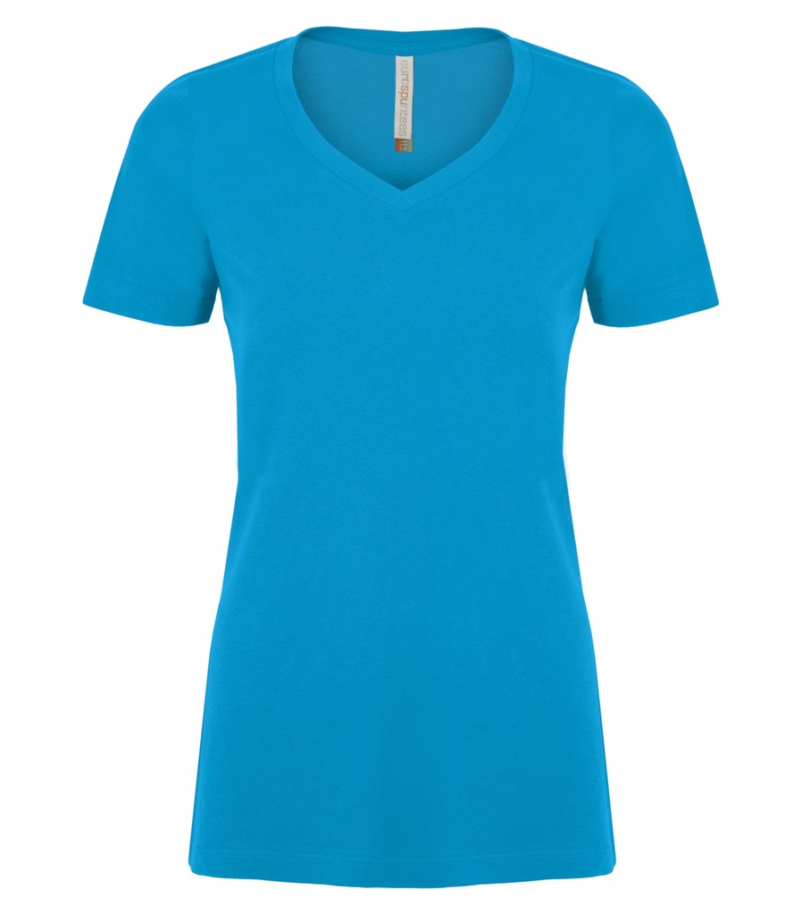 ATC™ EuroSpun® ATC™ EUROSPUN® RING SPUN V-NECK LADIES' TEE