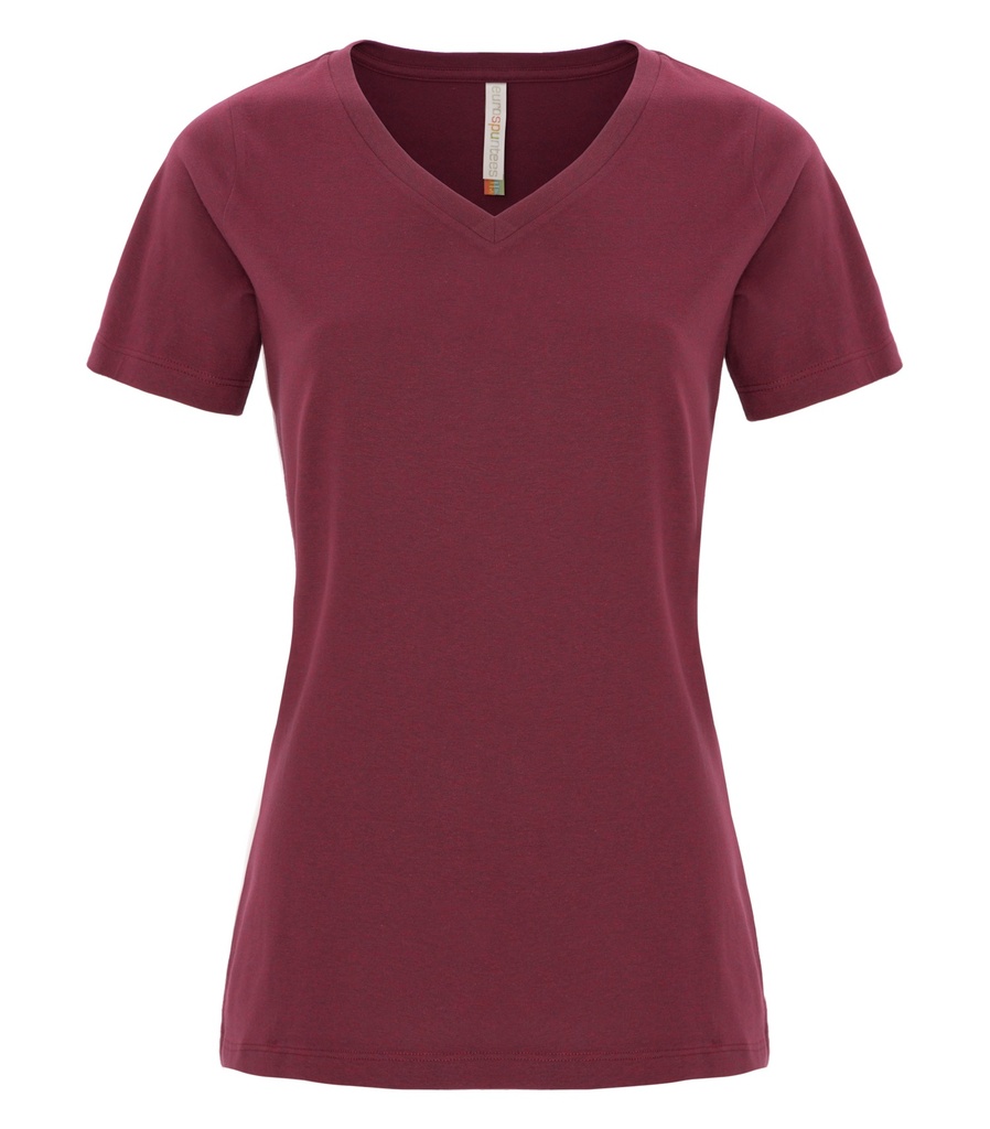 ATCᴹᶜ EuroSpunᴹᴰ ATCᴹᶜ EUROSPUNᴹᴰ T-SHIRT FILÉ COL EN V POUR FEMMES