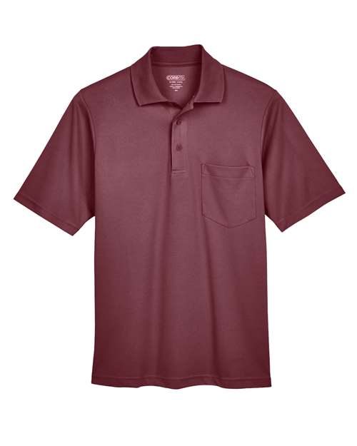 CORE365 Polo piqué avec poche Origin