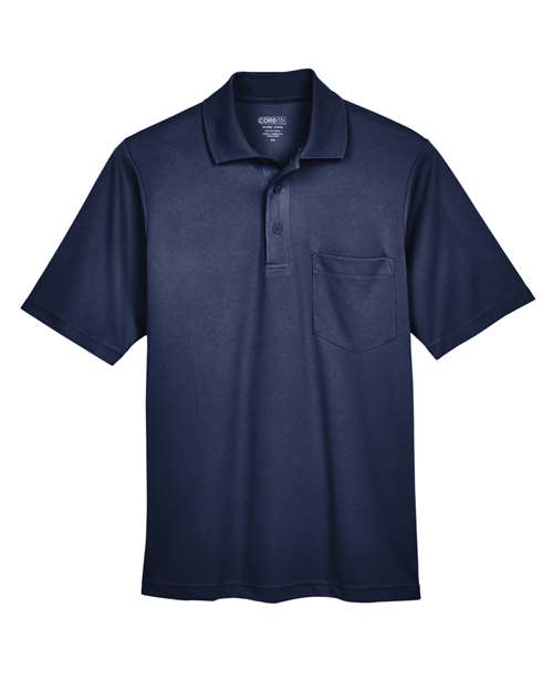 CORE365 Polo piqué avec poche Origin