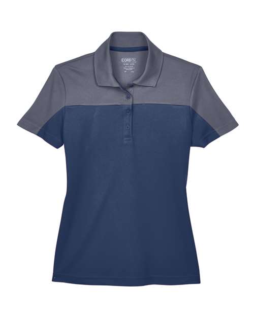 CORE365 Polo piqué blocs de couleurs Balance pour femmes