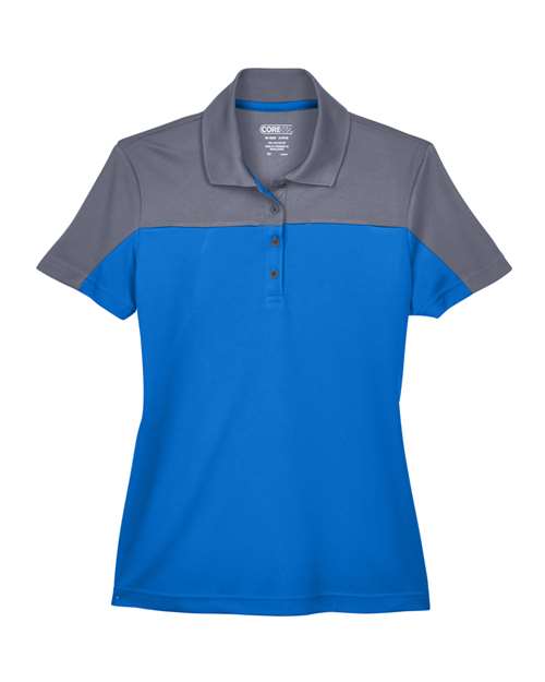 CORE365 Polo piqué blocs de couleurs Balance pour femmes