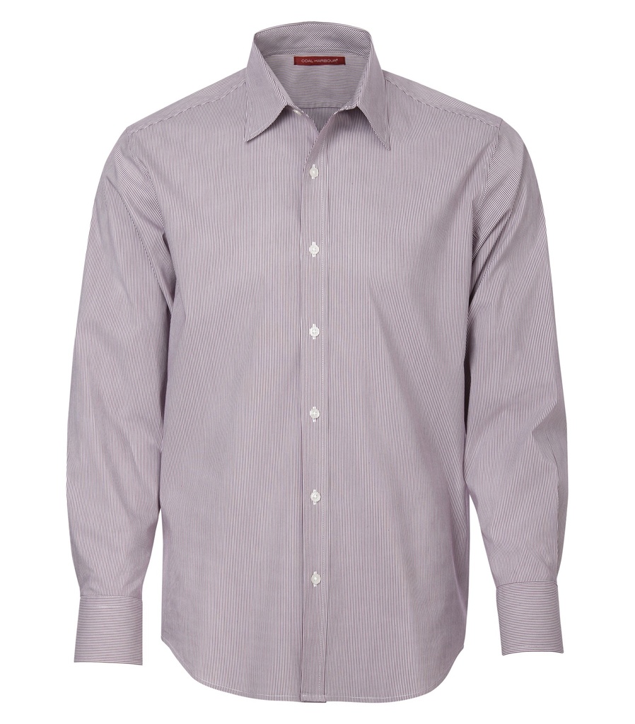 Coal Harbour® COAL HARBOUR® MINI STRIPE STRETCH WOVEN SHIRT