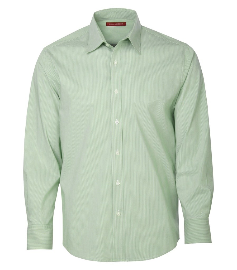 Coal Harbour® COAL HARBOUR® MINI STRIPE STRETCH WOVEN SHIRT