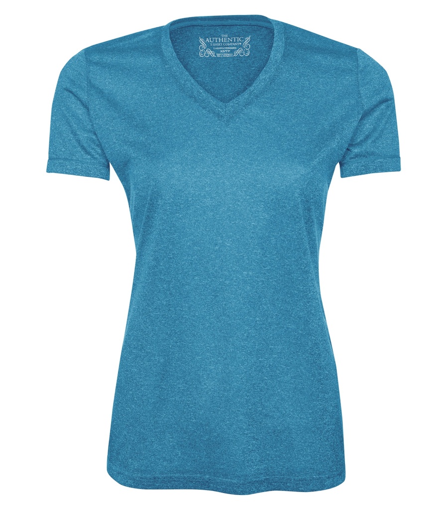 ATCᴹᶜ ATCᴹᶜ T-SHIRT CHINÉ ProFORMANCE  PRO TEAM COL EN V POUR FEMMES