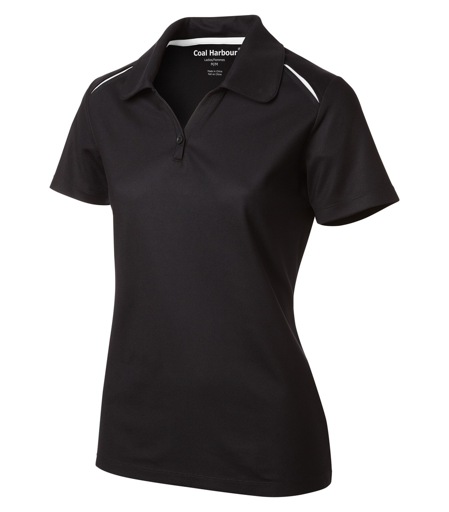 Coal Harbourᴹᴰ COAL HARBOURᴹᴰ POLO RÉSISTANT AUX ACCROCS AVEC INSERTIONS DE COULEURS CONTRASTANTES POUR FEMMES