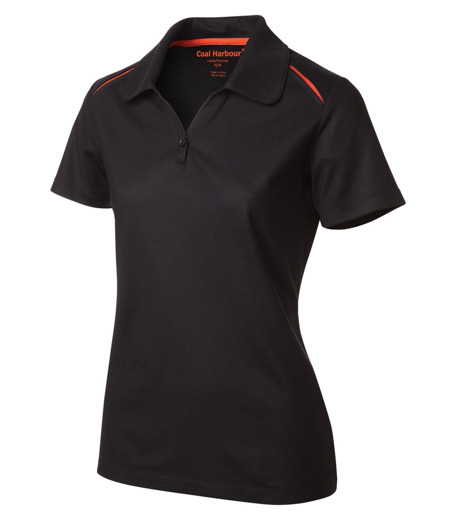 Coal Harbourᴹᴰ COAL HARBOURᴹᴰ POLO RÉSISTANT AUX ACCROCS AVEC INSERTIONS DE COULEURS CONTRASTANTES POUR FEMMES