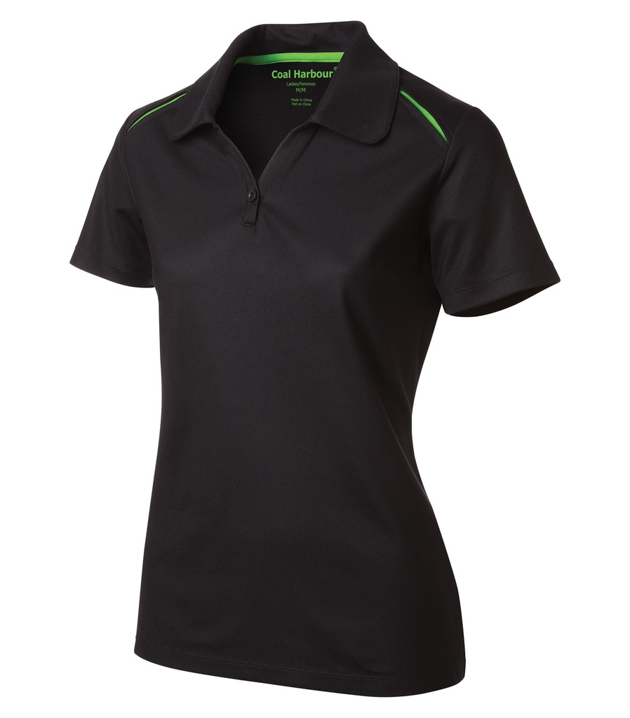 Coal Harbour® COAL HARBOUR® SNAG RESISTANT CONTRAST INSET LADIES' POLO