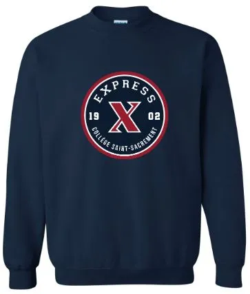 Gildan Unisex Heavy Blend™ Crewneck Sweatshirt (Navy-S)
