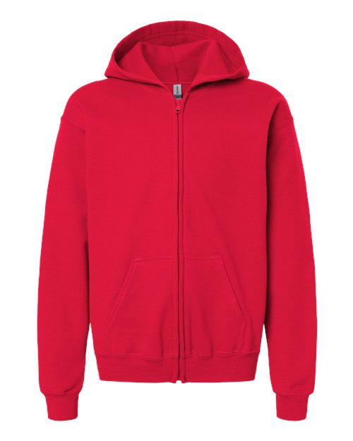 Gildan Molleton à Capuchon Heavy Blend™ avec fermeture à glissière complète pour enfants