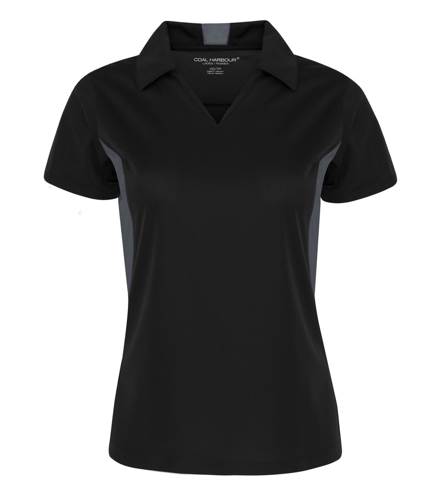 Coal Harbour® COAL HARBOUR® SNAG RESISTANT COLOUR BLOCK LADIES' POLO