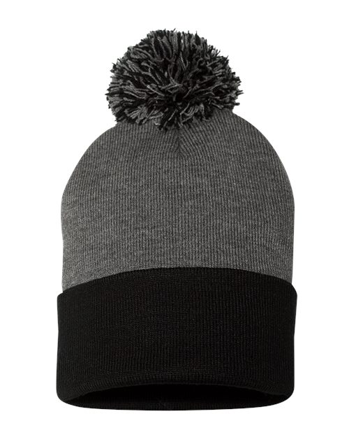 [USP15] Sportsman Tuque à pompon et revers 12"