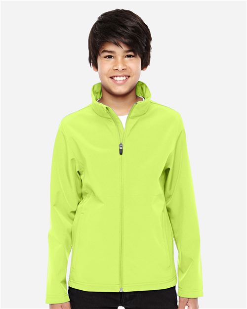 [UTT80Y] Team 365 Youth Leader Soft Shell Jacket