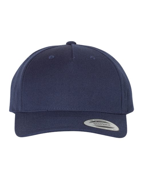 [U5789M] YP Classics Casquette Premium à cinq panneaux et visière courbée