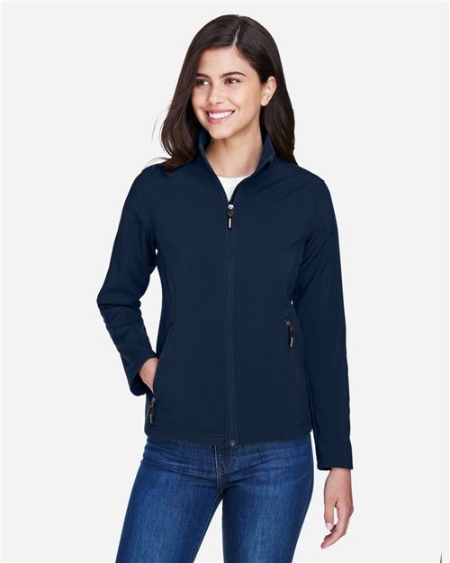 [U78184] CORE365 Veste Soft Shell à deux couches en Molleton Cruise pour femmes