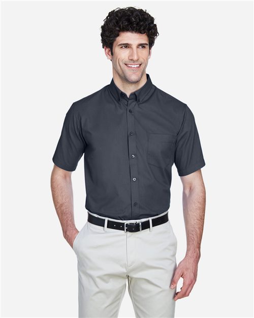 [U88194] CORE365 Men's Optimum Short Sleeve Twill Dress Shirt