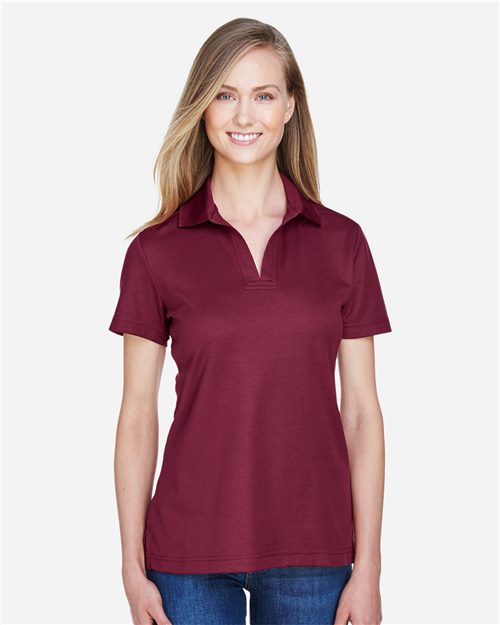 [UDG20W] Devon & Jones Women's CrownLux Performance® Plaited Polo