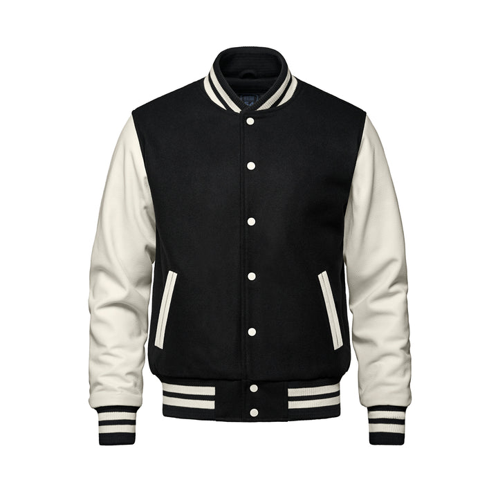 Heritage 54 Melton and Leather Varsity Jacket