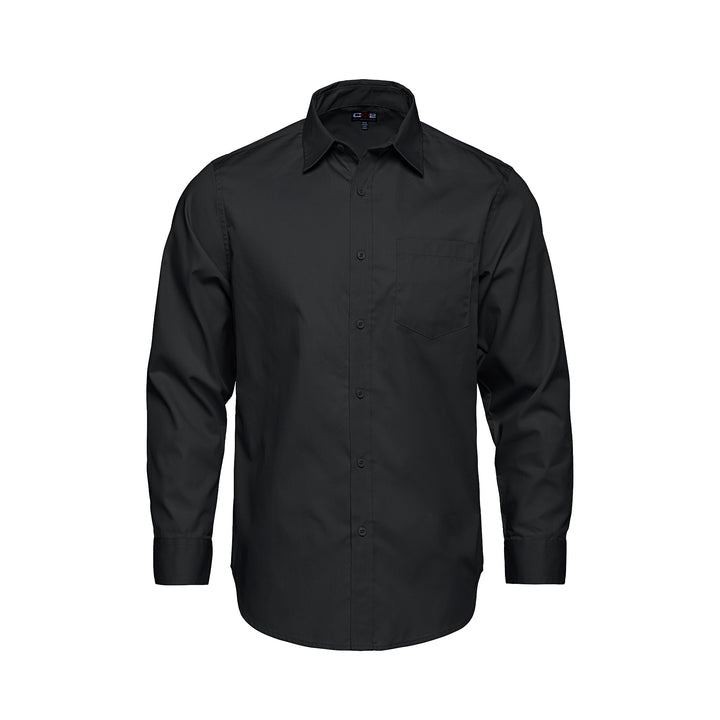 [US04600] CX2 Men's Poly-Cotton Twill Long Sleeve Easy-Care Shirt