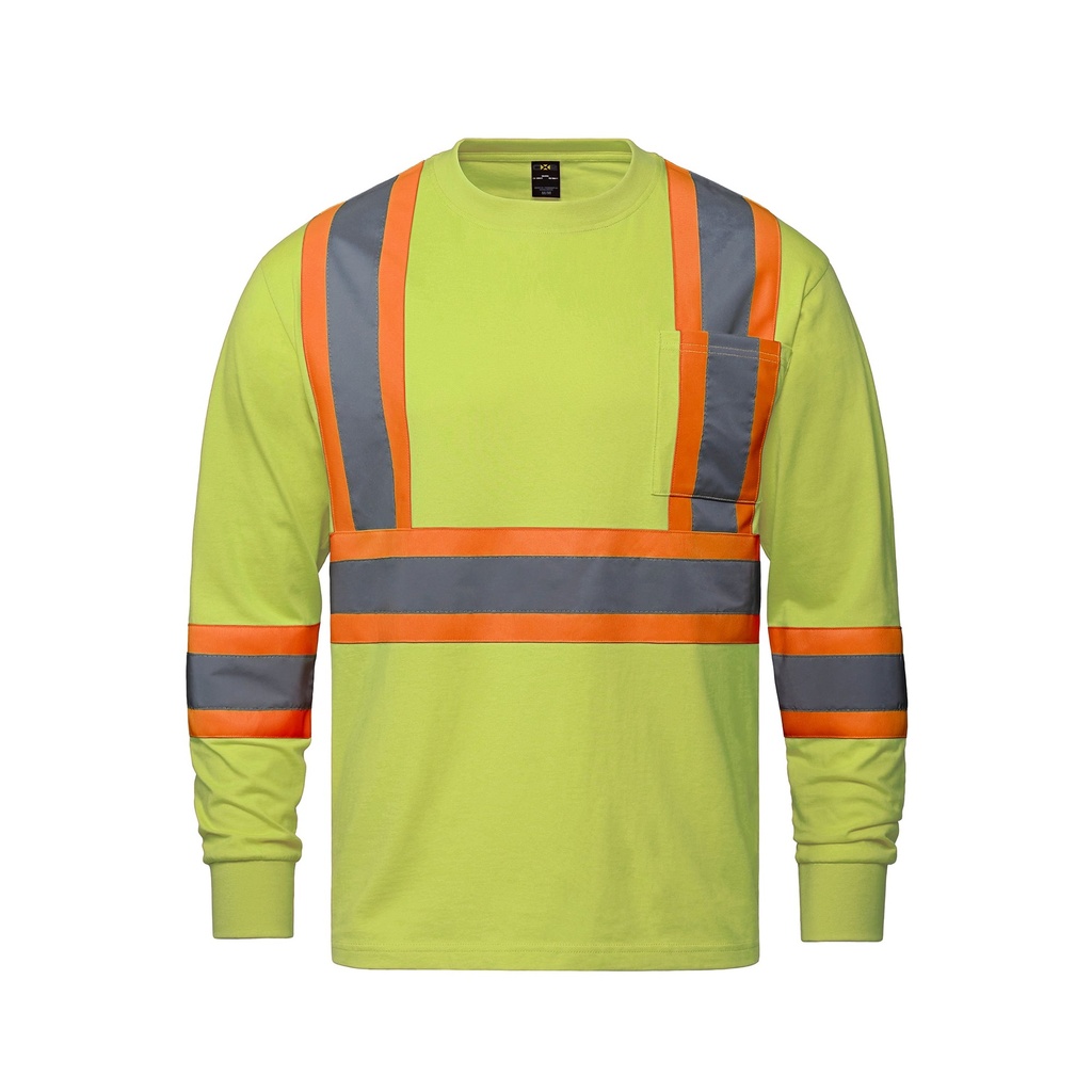 [US05995] CX2 Hivis Cotton Hivis Long Sleeve Tshirt