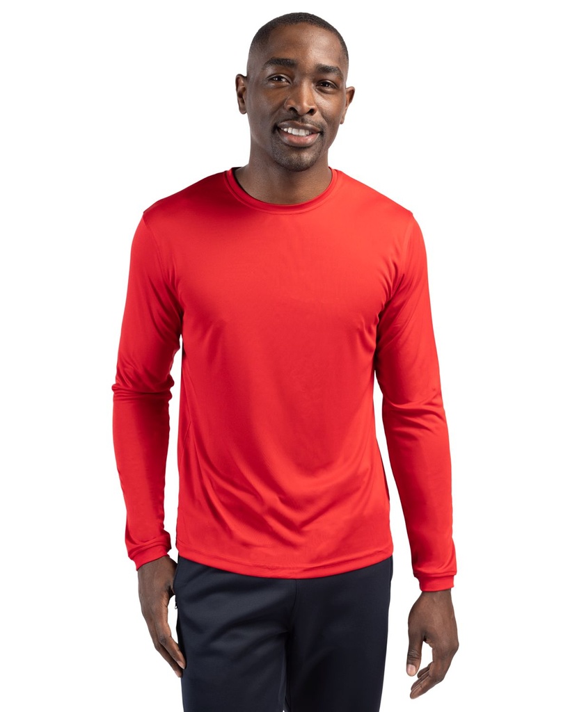 [UMQK00078] Clique Clique Spin Eco Performance Long Sleeve Mens Tee Shirt